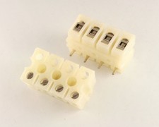 LOT OF TWO  0987-RZ-TC-04 KULKA connector terminal blocks double row