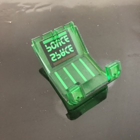 1990s LEGO 2483pb01 Space Police Trans-Green Windscreen 4x4x4 1/3 6984 6957 6897