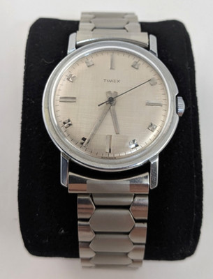 Vintage   Timex Handaufzug 34 mm Herrenuhr HAU 1970er Great Britain