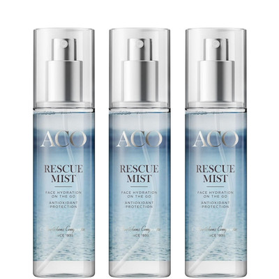 3x ACO Rescue Mist Gesichtsspray 75ml feuchtigkeitsspendender beruhigender...