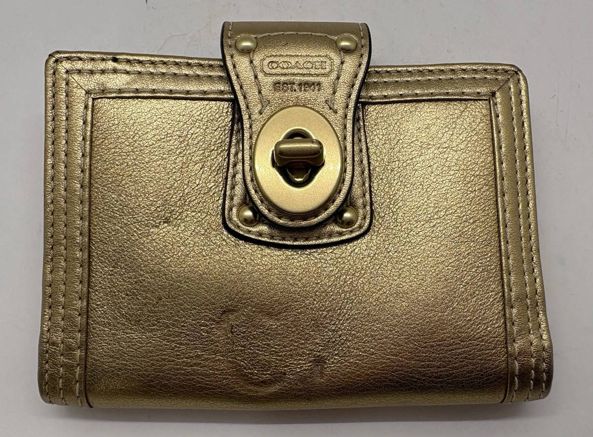 Coach Turnlock Wallet for sale - eBay