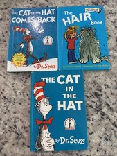 Lot of 3 Dr. Seuss The Cat in the Hat The Cat in the Hat Comes Back