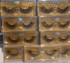 9 pair Extra Large 3D Full False eyelashes Drag Queen Cross Dresser Dancer 07