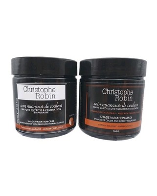 LOT OF 2 Christophe Robin Shade Variation Care WARM CHESTNUT Temp Hair Color 