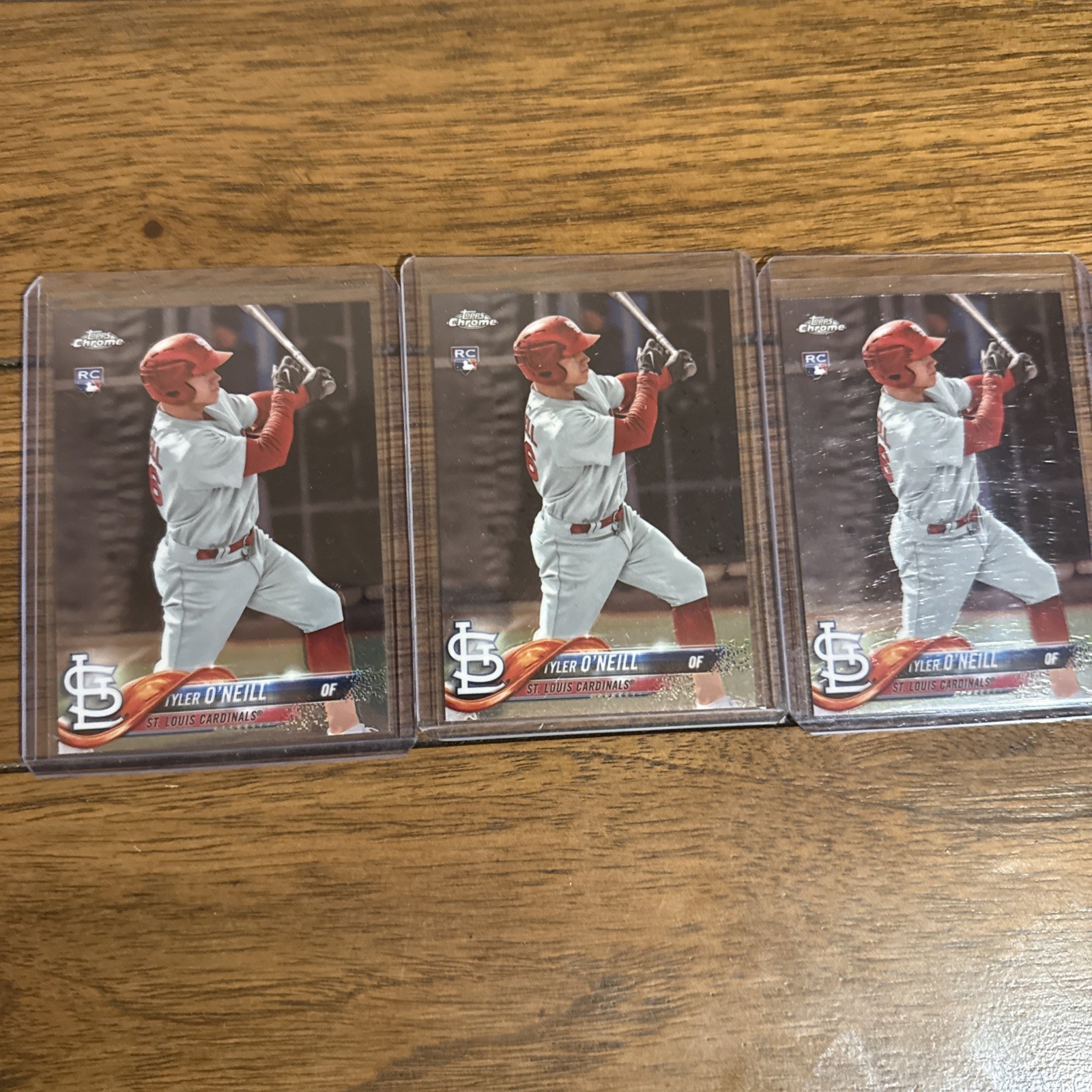 3 - 2018 Topps Chrome - Tyler O'Neill #35 (RC)