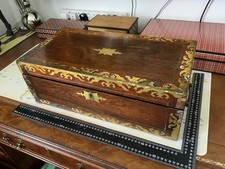 Large Victorian Writing Slope - 50cm x 26cm x 18cm  - for restoration -103-