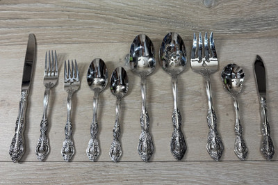 Oneida * MICHELANGELO ''O'' Stainless Flatware Glossy CHOOSE - CHOICE MINT! (121)