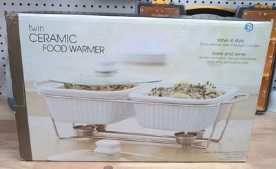 #ad #ad BED BATH amp; BEYOND Twin Ceramic Food Warmer $34.99