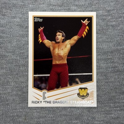 2013 Topps WWE #103 Ricky ''The Dragon'' Steamboat Signed IP Auto