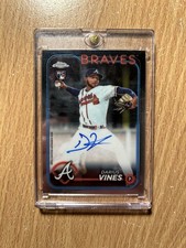 2024 Topps Chrome - Rookie Autographs Darius Vines #RA-DV (AU, RC)