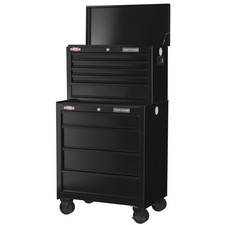 Craftsman 1000 Series 5-drawer Ball-bearing Steel Tool Chest Black Storage Stack