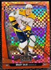 Brady Skjei 24/25 Upper Deck O-Pee-Chee Platinum Orange Checkers /25