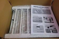 Dog Gate Indoor,18"-45"-W Adjustable Appr. 14"- H WHITE SAVE MONEY