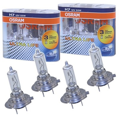 4xOSRAM ULTRA LIFE 64210ULT-HCB H7 NEBELSCHEINWERFER GLÜHLAMPE  32115242