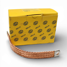 Hella 50cm Copper Earth Strap Negative Engine To Body Classic Car Mini Hella 50cm Copper Earth Strap Negative Engine To Body Classic Car Mini