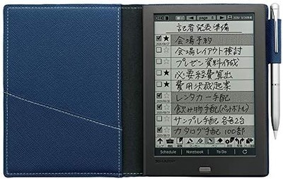 Sharp Electronic Notebook Memo Diary WG-PN1 Eink Electric Paper Display Japan