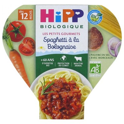 HiPP Petits Gourmets Spaghetti Bolognese ab 12 Monate Bio 230 g ist eine vollwer
