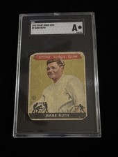 1933 Goudey Sport Kings #2 Babe Ruth SGC Auth New York Yankees Baseball Card