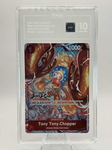 Tony Tony.Chopper (Alternate Art) graded TAG 10 for sale on eBay