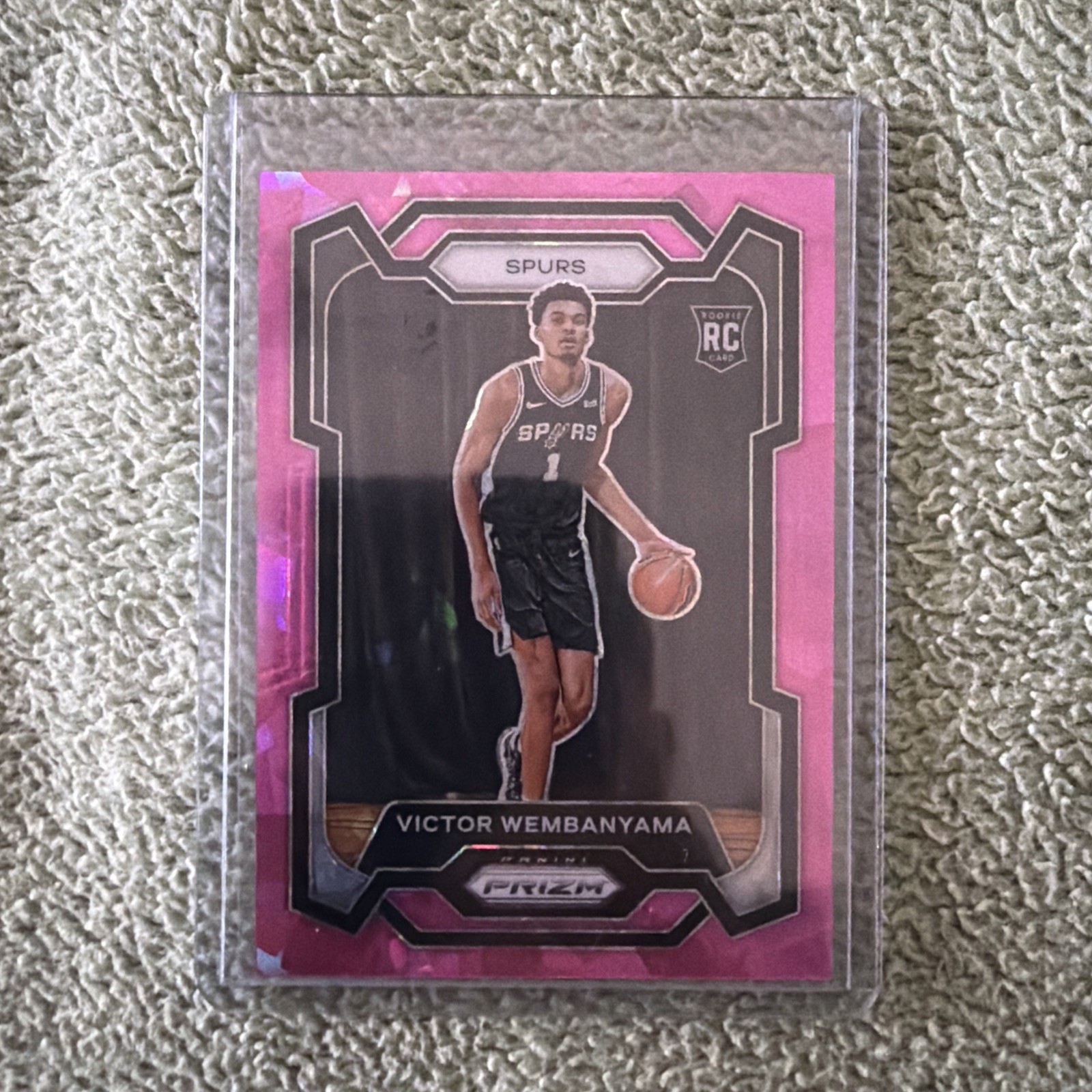 2023-24 Panini Prizm - Victor Wembanyama #136 Pink Ice Prizm (RC)