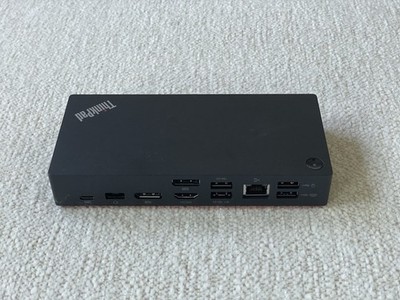 Lenovo ThinkPad USB-C Dock Gen 2 Dockingstation, Schwarz, TOP ZUSTAND WIE NEU