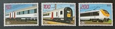 BELGIUM   Beautiful Mint NEVER  Hinged  1997  TRAIN  STAMPS Set