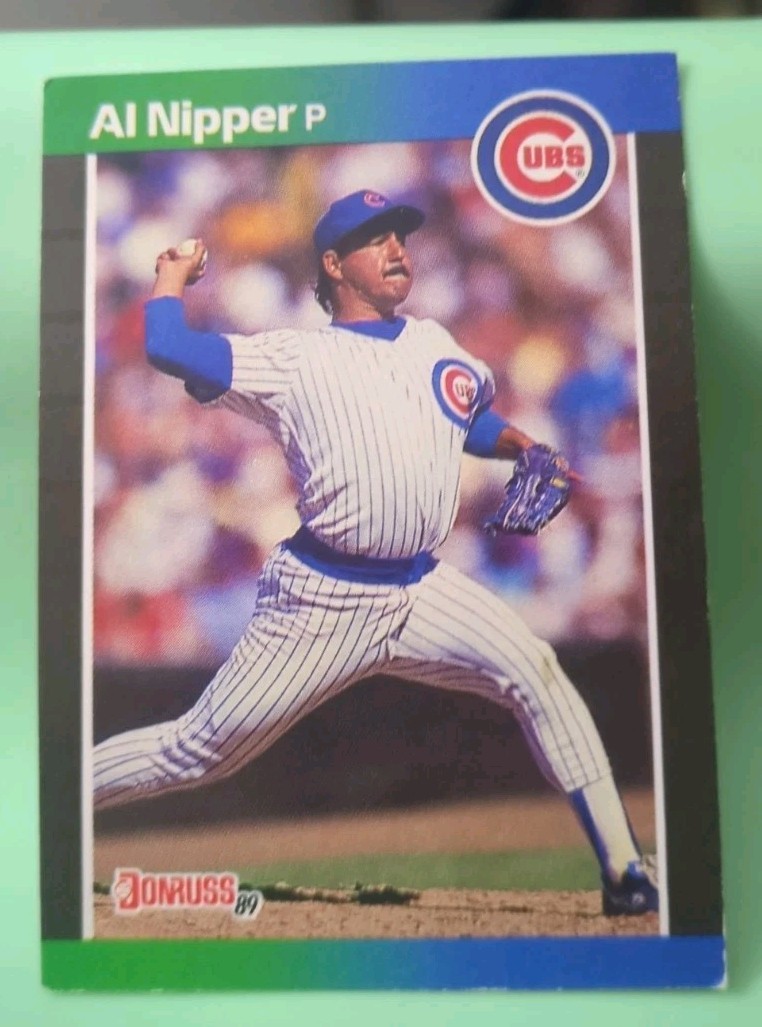 1989 Donruss - Al Nipper #394 *Denotes on Back - Chicago Cubs