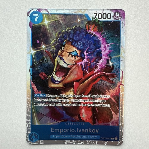 Emporio.Ivankov OP02-051 - Super Rara - Paramount War - One Piece TCG NM/M