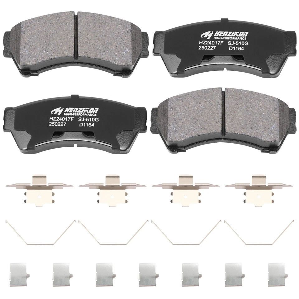 Rotores de disco delanteros pastillas de freno de cerámica para Ford Fusion 2006-2012 Lincoln MKZ Foto 4 de 4