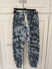 Vintage Havana Boys Pants Jogger Blue Tie Dye Pull On Jersey Knit 7 New