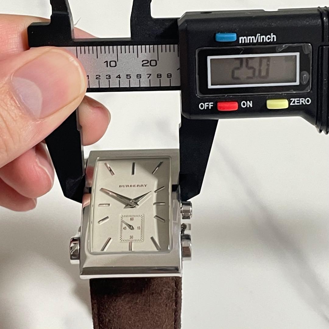 Burberry Rectangular Small Seconds Men's Watch - image 4