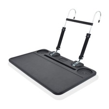 2 in 1 Adjustable Large Auto Steering Wheel Desk/Back Seat Headrest Tray iPad...