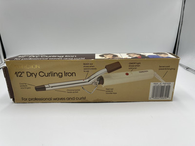 Perfection 1/2  Dry Curling Iron Model 53A-0079 UL TJ42  Works
