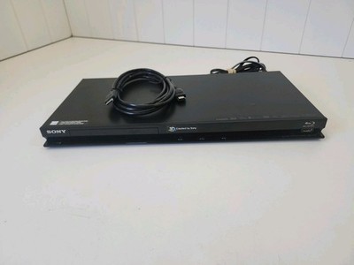 Sony BDP-S470 Blu-ray DVD Player 3D SACD HDMI Black No Remote  With HDMI Cable 