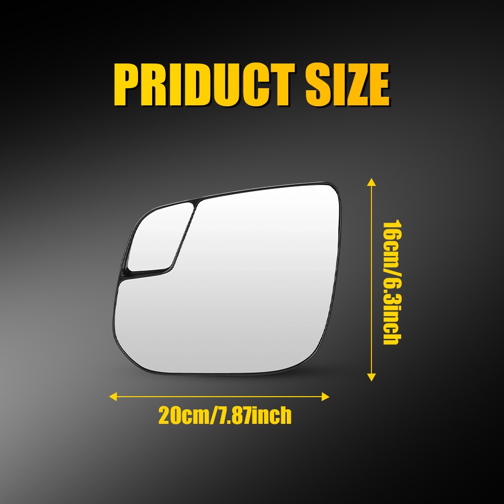 For Chevrolet Colorado GMC Canyon 2015-2022 Driver Left Side Mirror Glass Heated