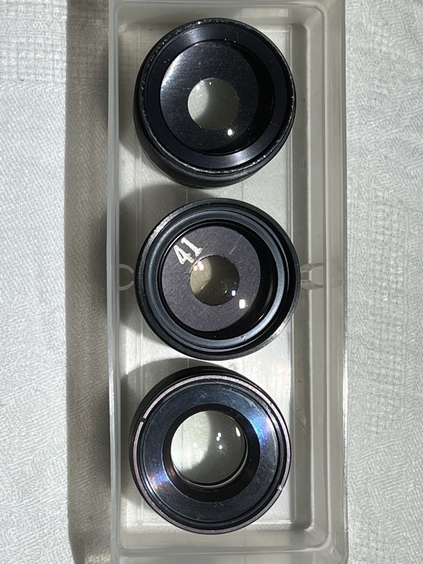 Vintage Kodak Enlarging Lens Lot (3) – Ektar & Printing Ektar – AS-IS Darkroom