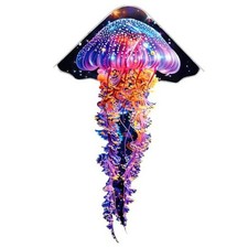 Octopus Kite Cuttlefish Kite for Kids Beginners and A-jellyfish