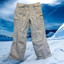 Burton Snowboard Ski Winter Pants Beige Size XS