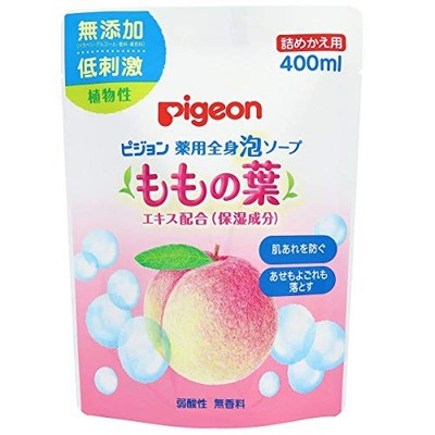 [6 pieces] Pigeon Pigeon Medicinal whole body foam soap Refill with thigh leaf e