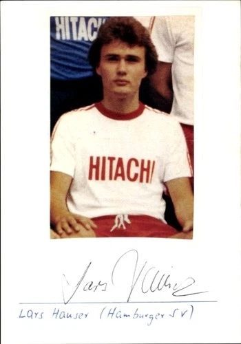 Autograph card footballer Lars Hauser, Hamburger SV, autograph - 11496629