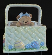 Hallmark Porcelain Gourmet Gifts Easter Basket item#5268P2 Pre-Owned