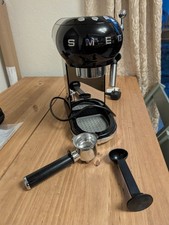 Smeg  Manual Espresso Coffee Machine Black