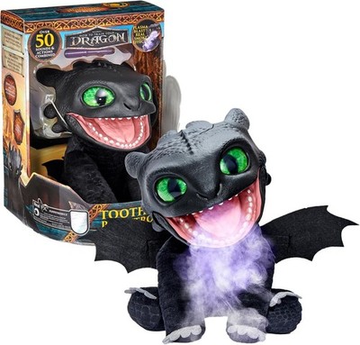 DreamWorks Dragons Drachenzähmen Ohnezahn Interaktives Kuscheltier Spielzeug