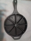 Vintage Lodge Divided Cornbread Skillet 8CB Made In USA  *Cleaned