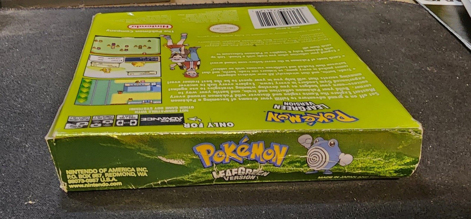 Pokemon: Leaf Green Version CIB with Adapter and Manuels