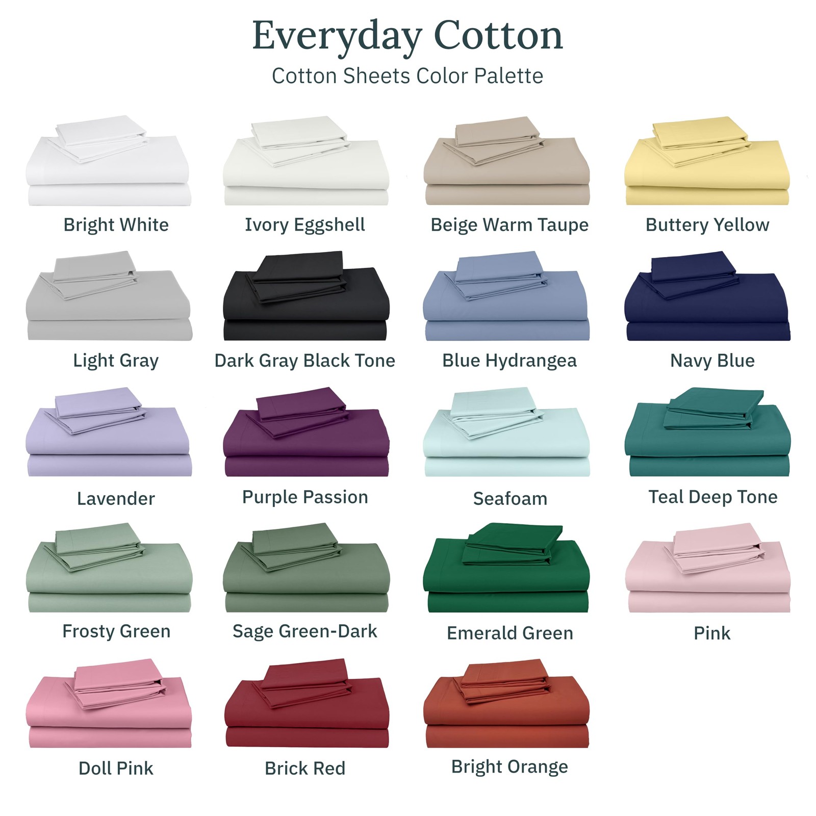 Queen Sheet Set - Natural 100 Cotton Sheets Queen Size Bed Set with Deep