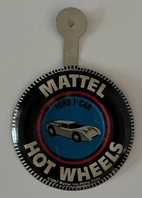 #ad #ad Hot Wheels Redline Vintage 1967 Ford J Car Collector Button With Tab $7.00