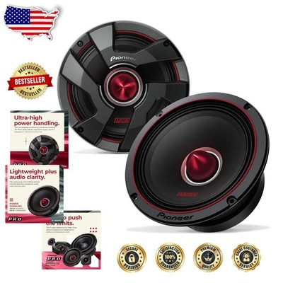 P.R.O. Series 6.5'' Speakers - 500W Max, Hi-Res, 94dB Sensitivity, Pro-Level