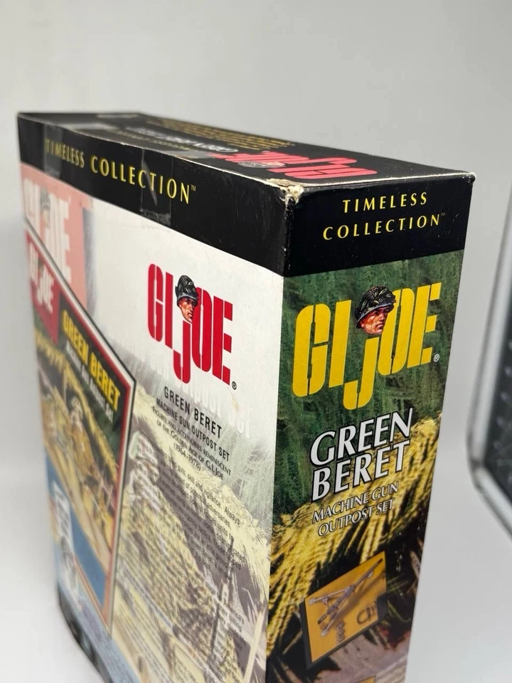 GI Joe Timeless Collection 2001 Green Beret Machine Gun Outpost Set - Image 4 of 4