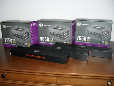 Brand New Cooler Master 650W SFX PSU - SFF PC Power Supply + PSU Cable Extenders